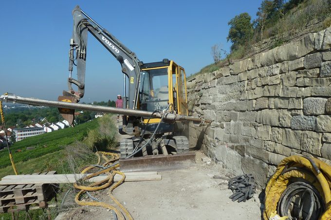 Die gro�e Bohrlafette auf dem Asperg