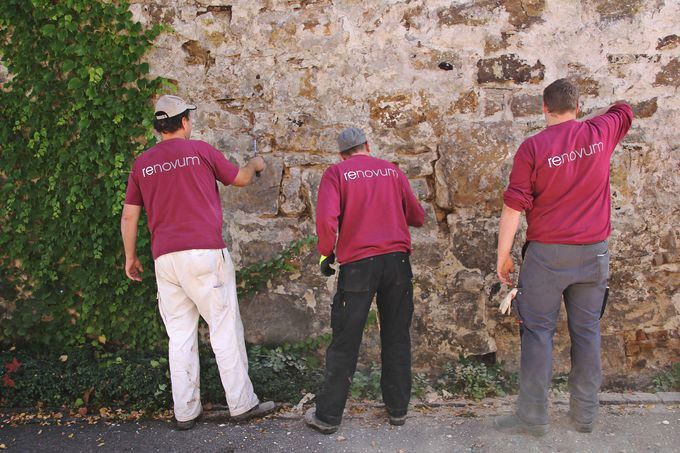 Unsere Mannen bei der Fugensanierung